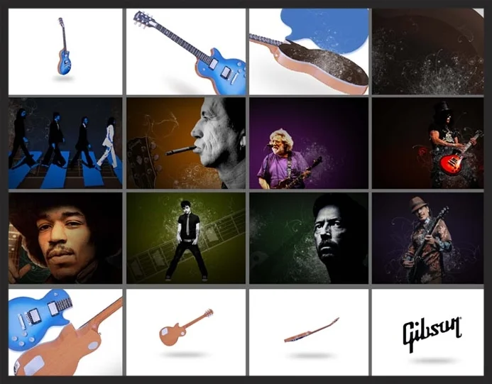 Gibson Les Paul storyboard