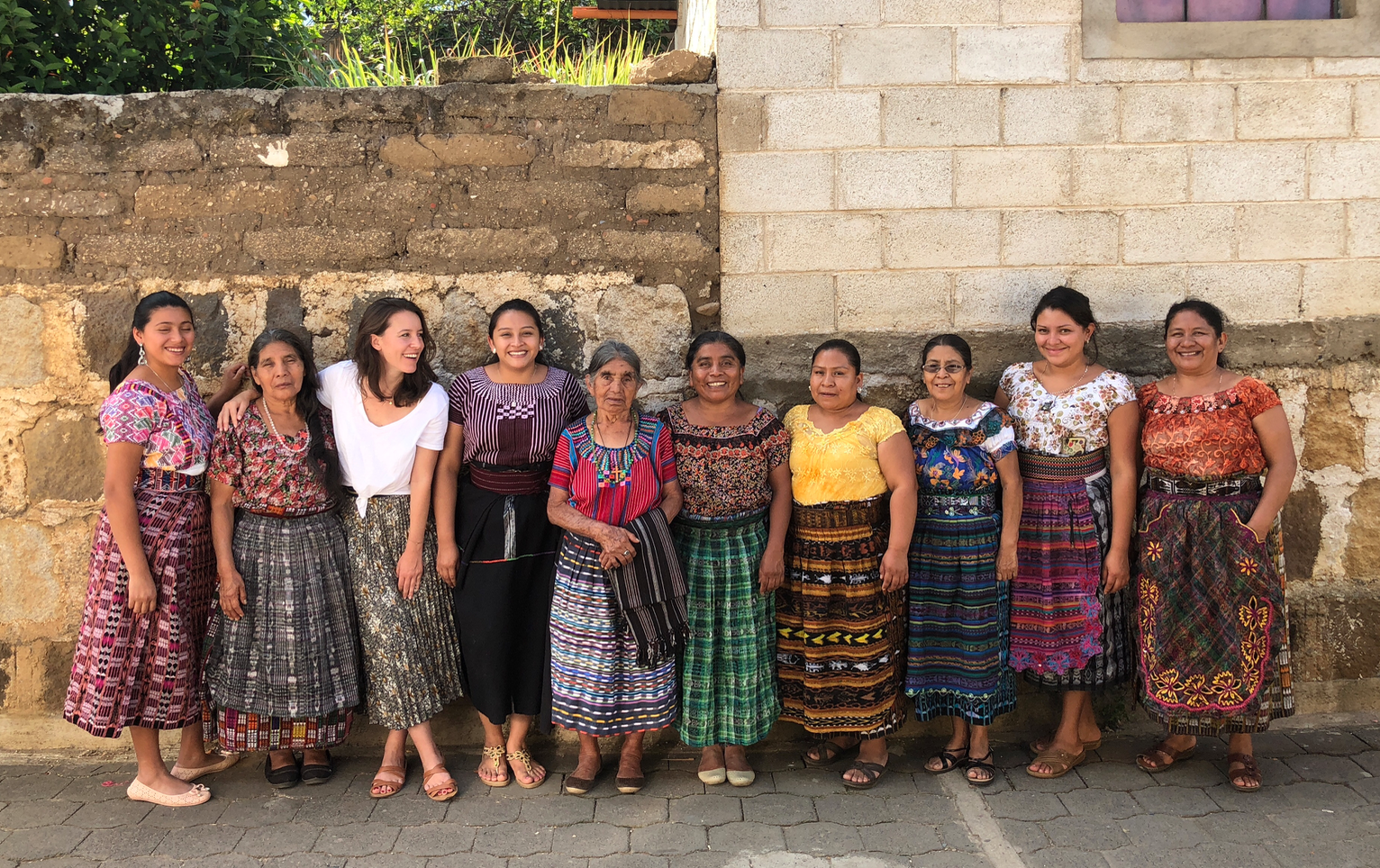 Maud avec son équipe au Guatemala