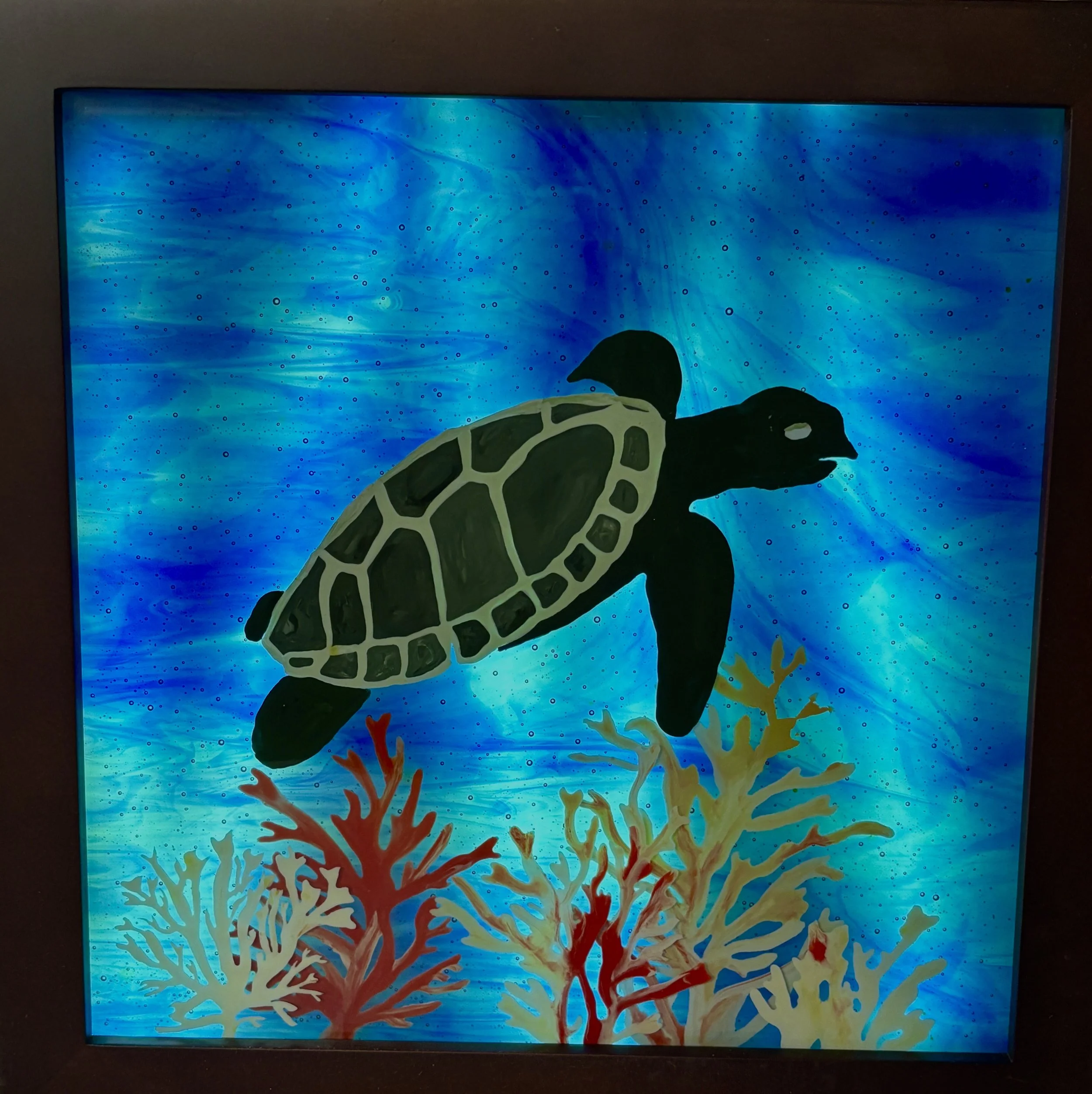 The Ocean's Gentle Traveler 8" x 8"
Available at Dirt Road Art Studio.  Email anne.heikkila@icloud.com for details

