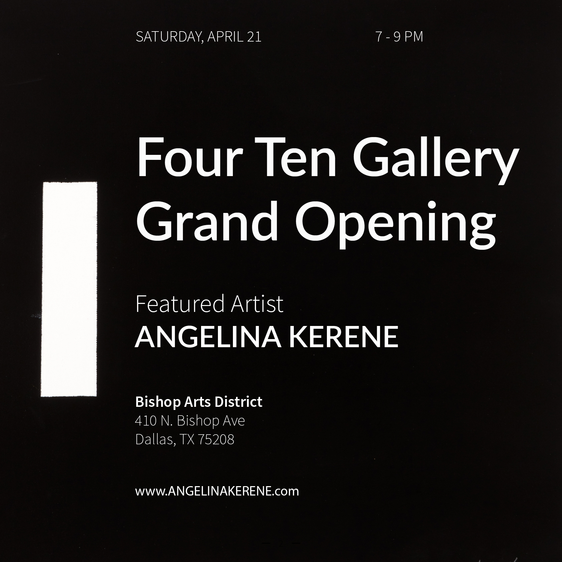 Four Ten Gallery Grand Opening featuring Angelina Kerene