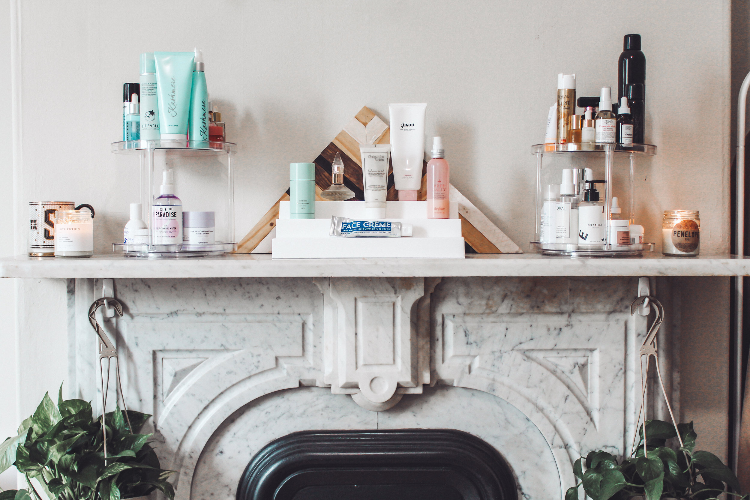 Beauty Product Organization