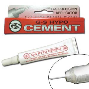 G-S Hypo Cement – 1/3 fl. oz (9 ml) – Made in USA – Jewelry Glue