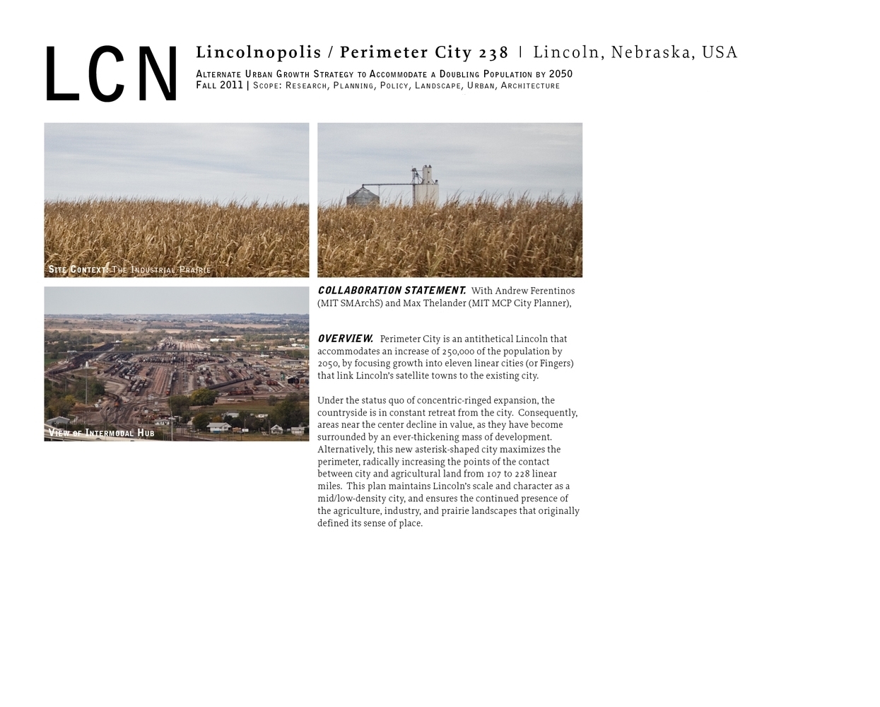 Perimeter City - Lincoln 2050