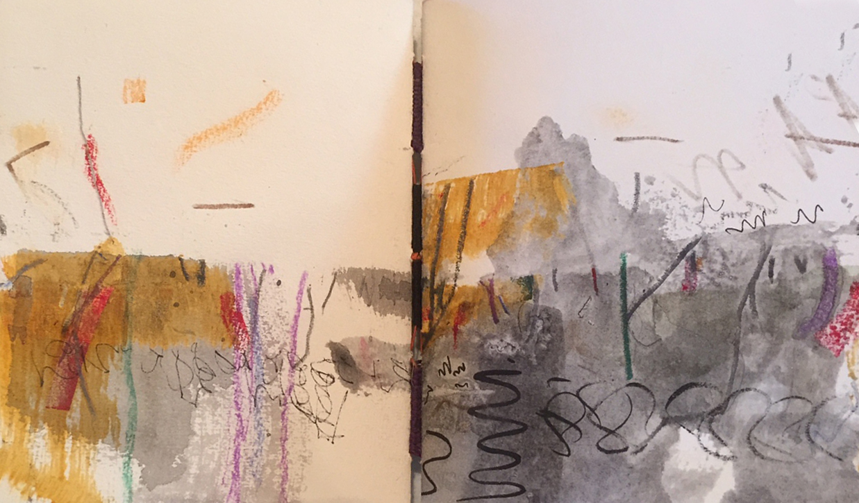 Work by Trudy Ray, Poetic Landscape Class, Taos, New Mexico