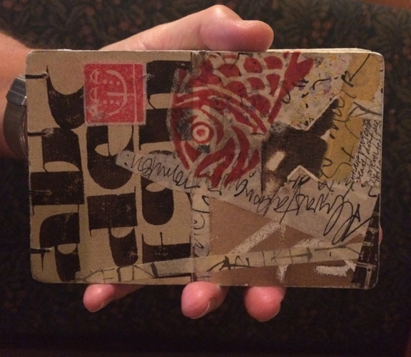 The cover of my sketchbook