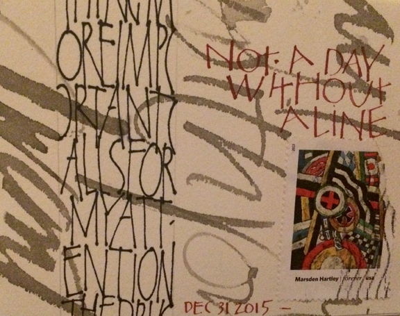 Title page in my sketchbook