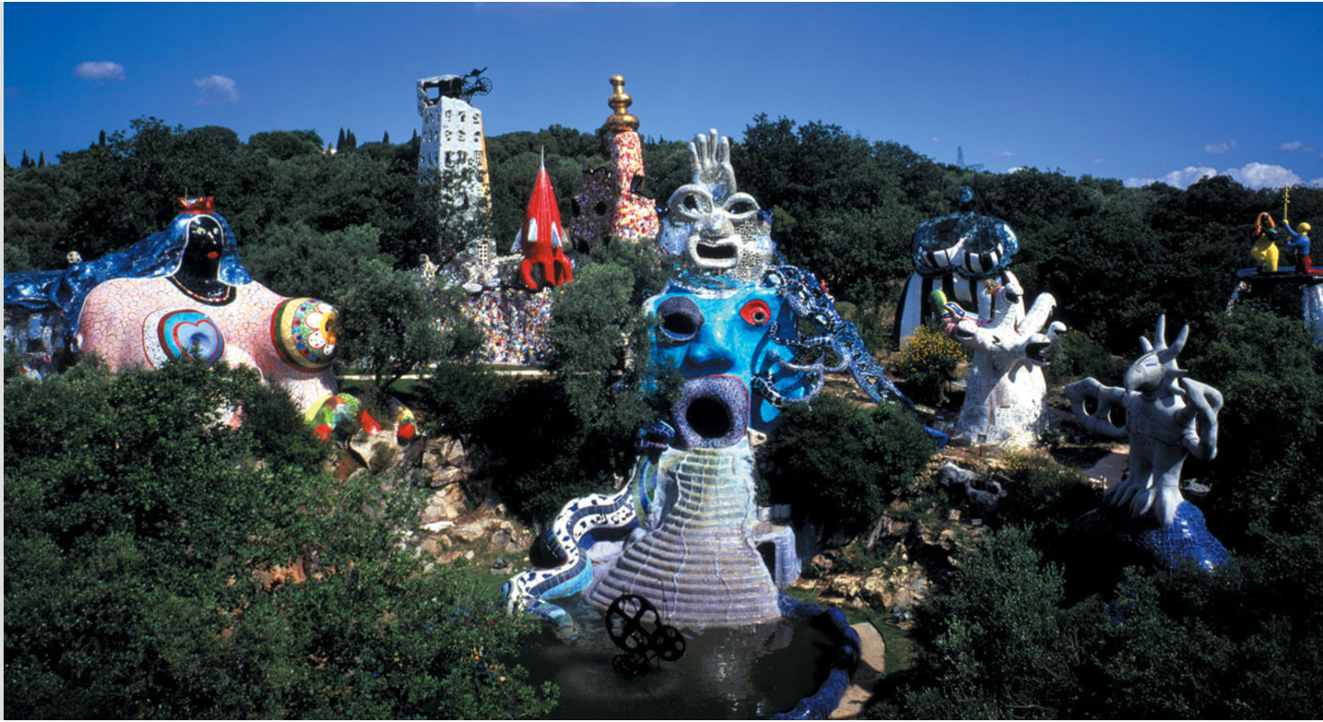 Niki de Saint Phalle’s esoteric sculpture garden based on the Tarot cards