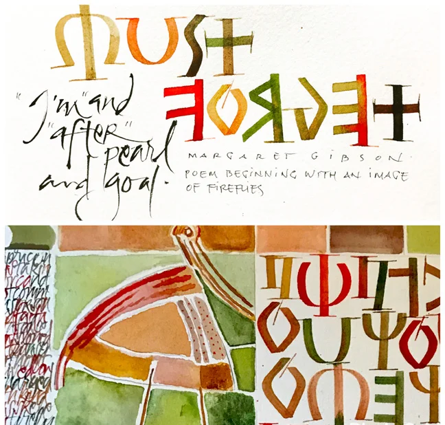 L doctor Sketchbook: "Must forget 'I'm' and 'after', 'pearl' and 'goal' –poem by Margaret Gibson