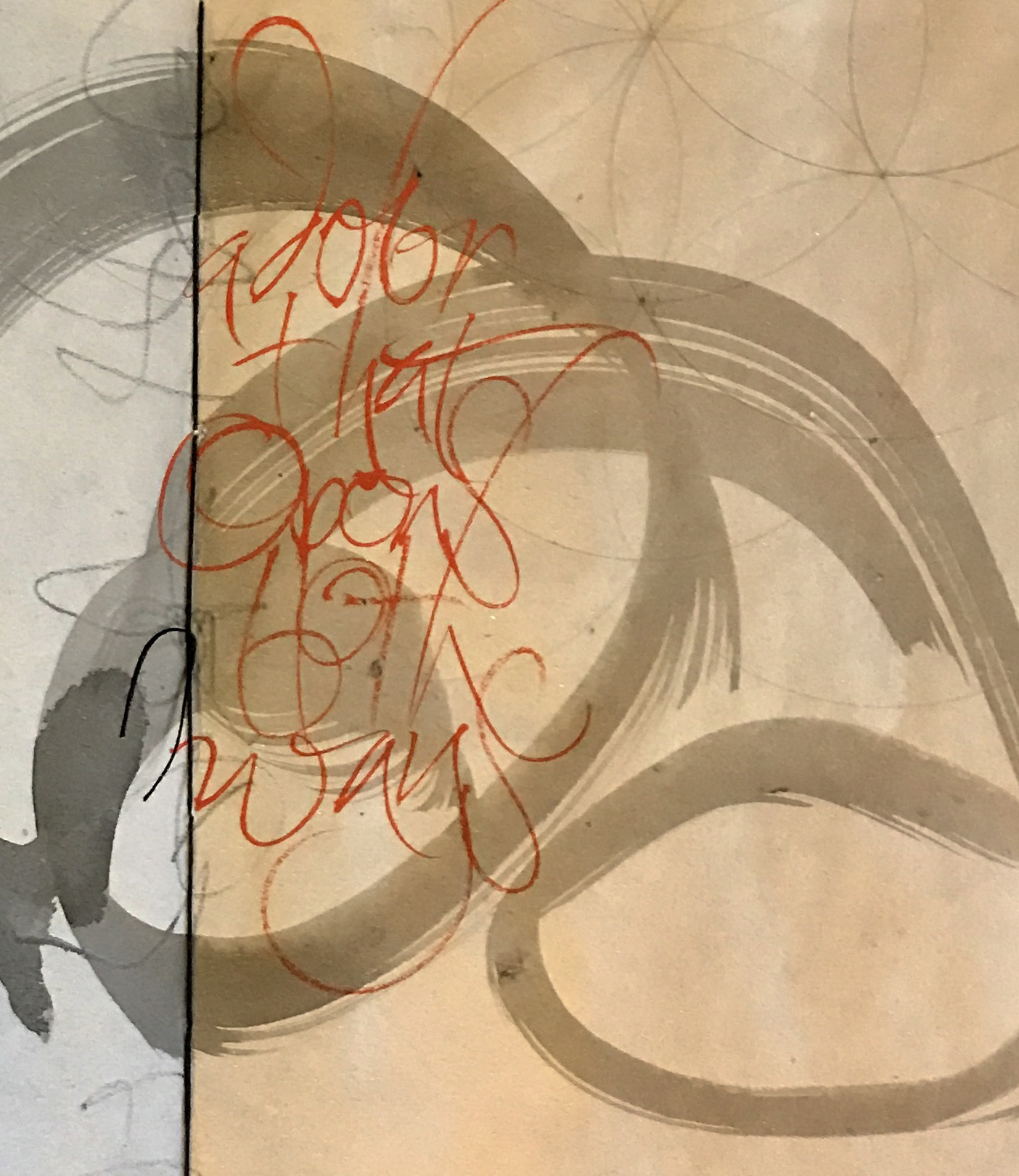A door that opens both ways, L Doctor sketchbook