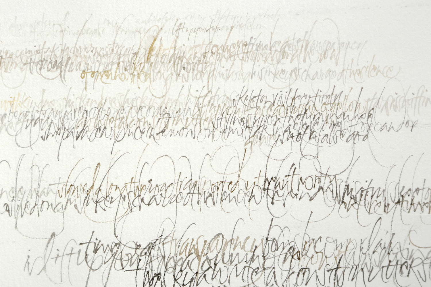 Lettering as landscape – L Doctor sketchbook