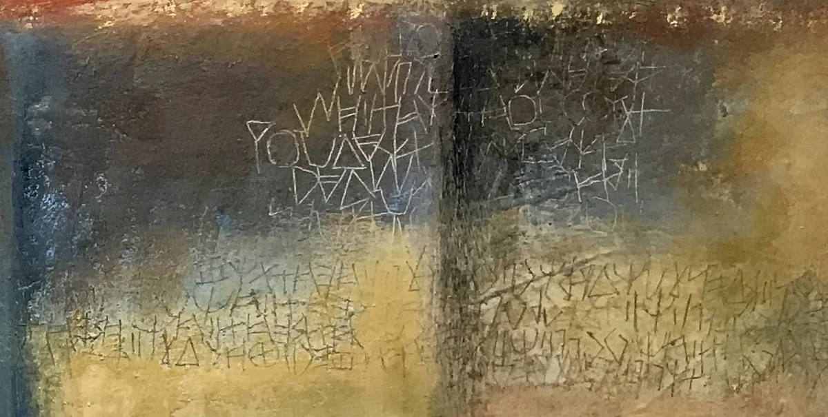 Detail from painting above – Laurie Doctor