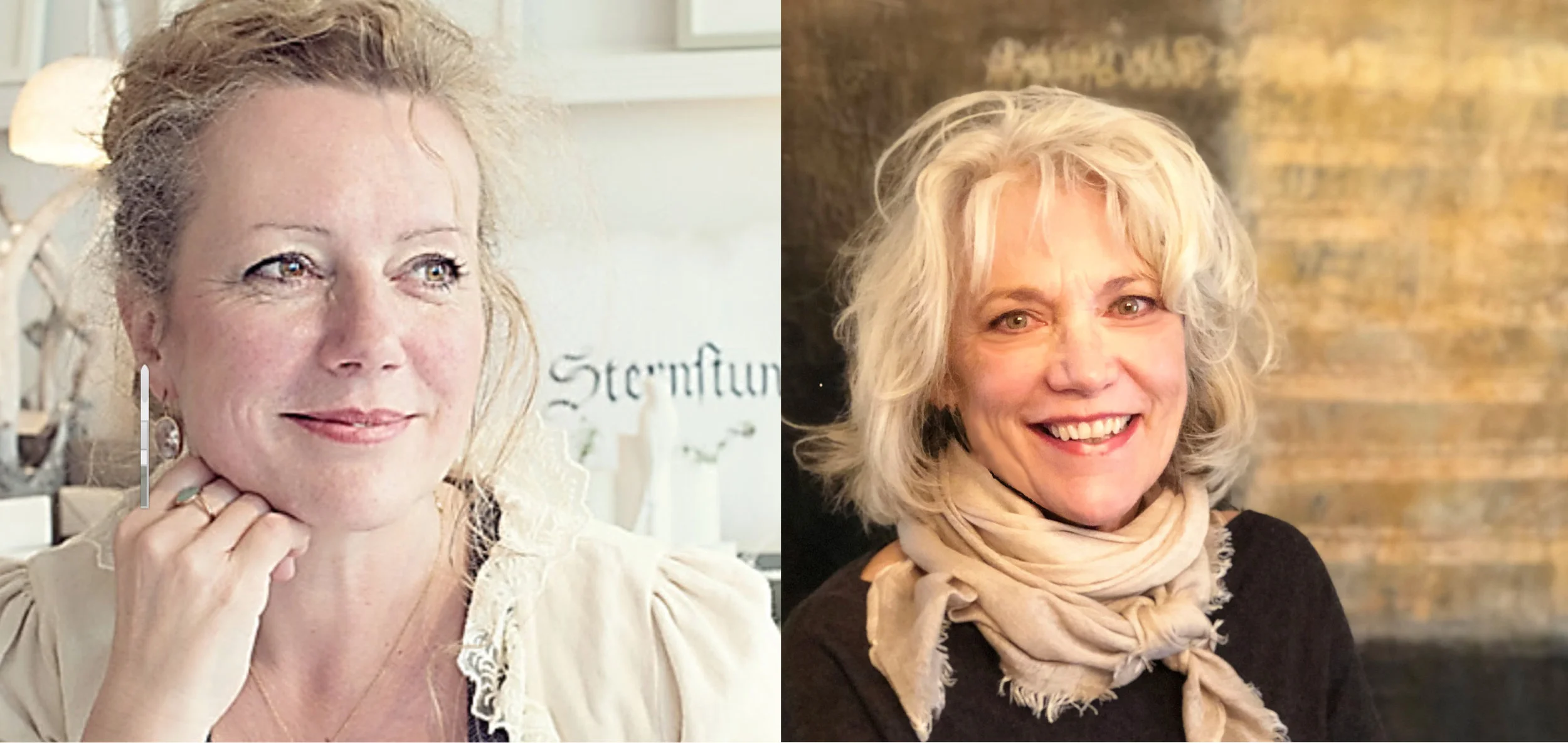 Sabine Danielzig (left) and Laurie Doctor (right) bring their collaborative teaching to Taos
