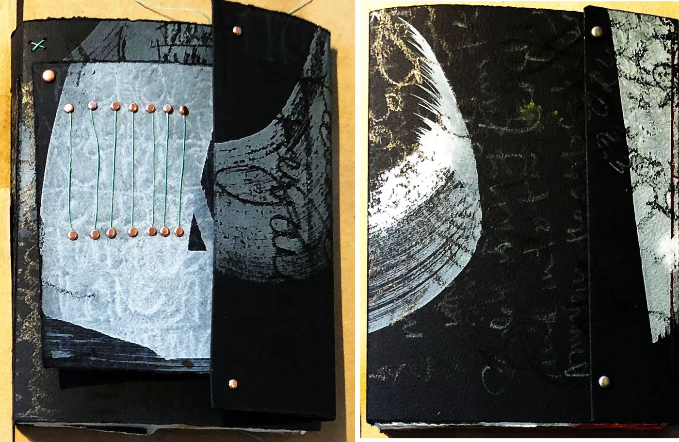 Book covers: Rachel Bourneuf Anene Tressler-Hauschult 