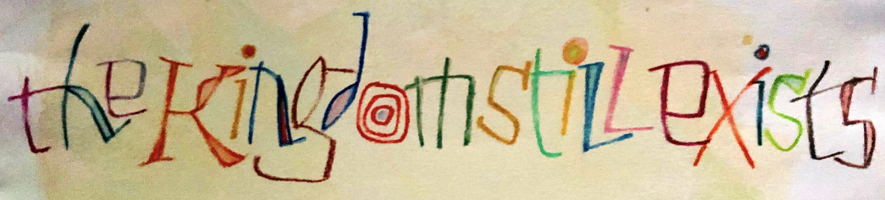 Playing with crayons from the poem by Tony Hoagland: “The Word”