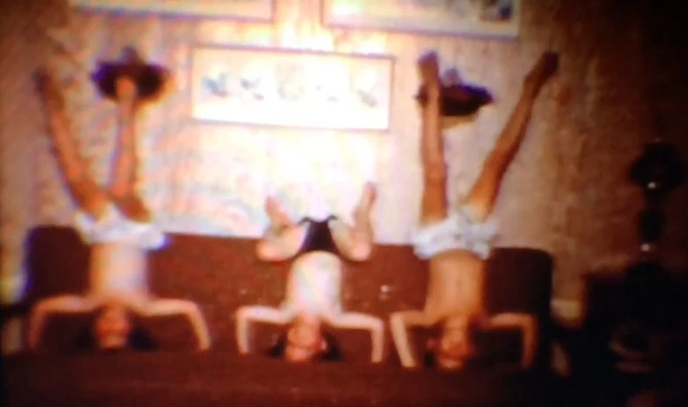 This is one of many screen shots I took from Curtis' mom's home movies. 