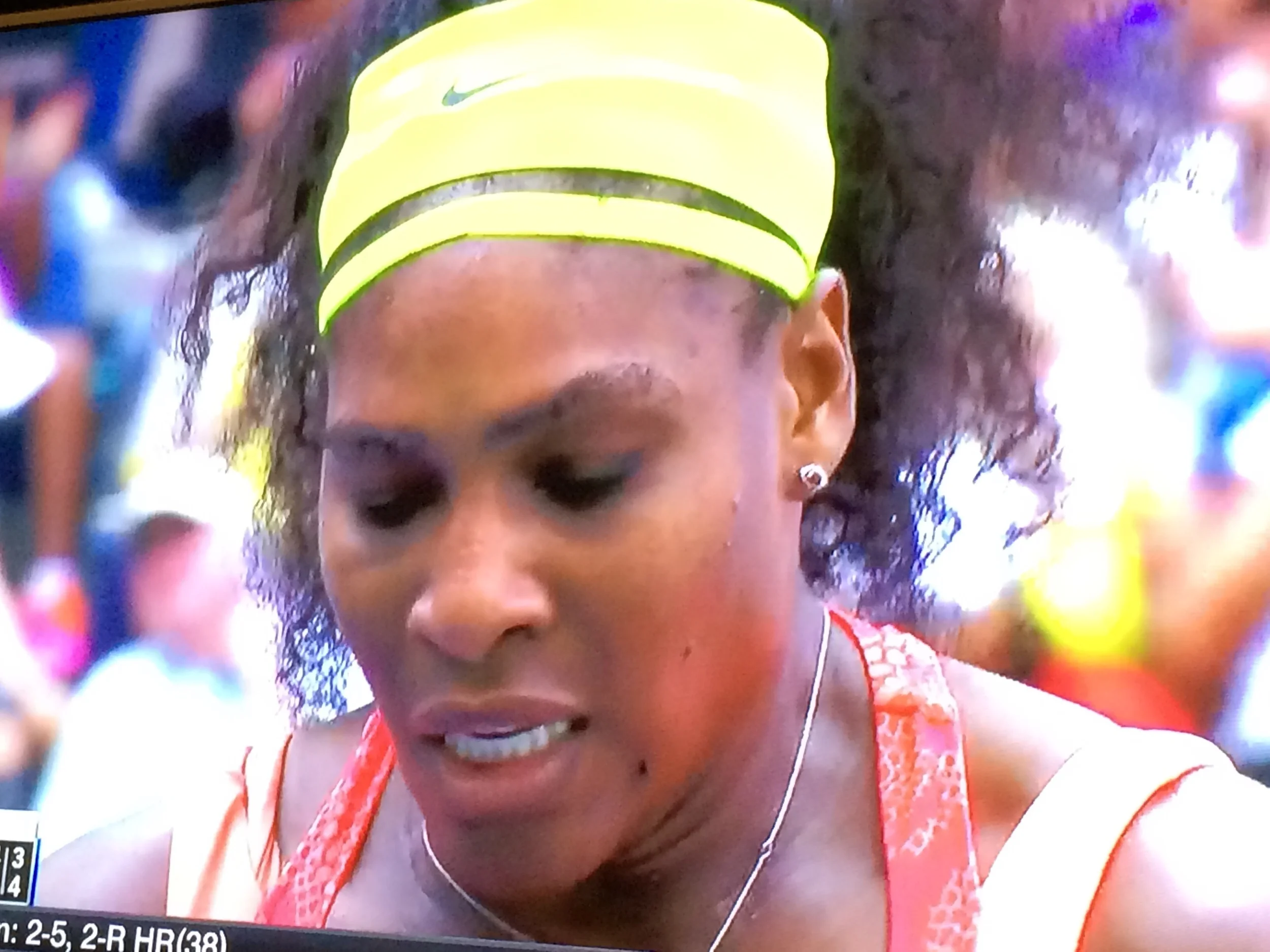 U.S. Open 2015 AETNA vs Vinci. iPhone photo of my tv screen.