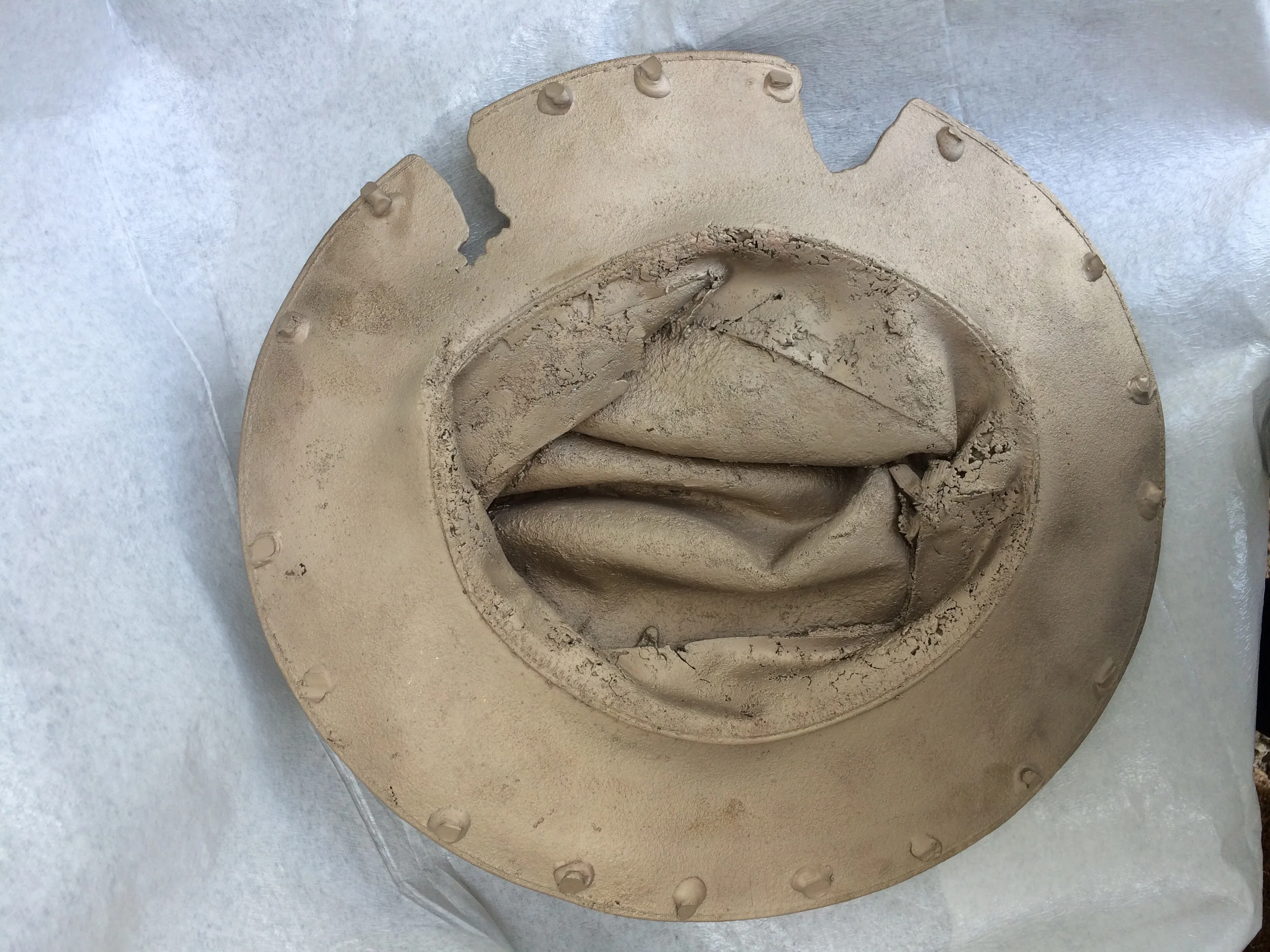 inside of piece. 