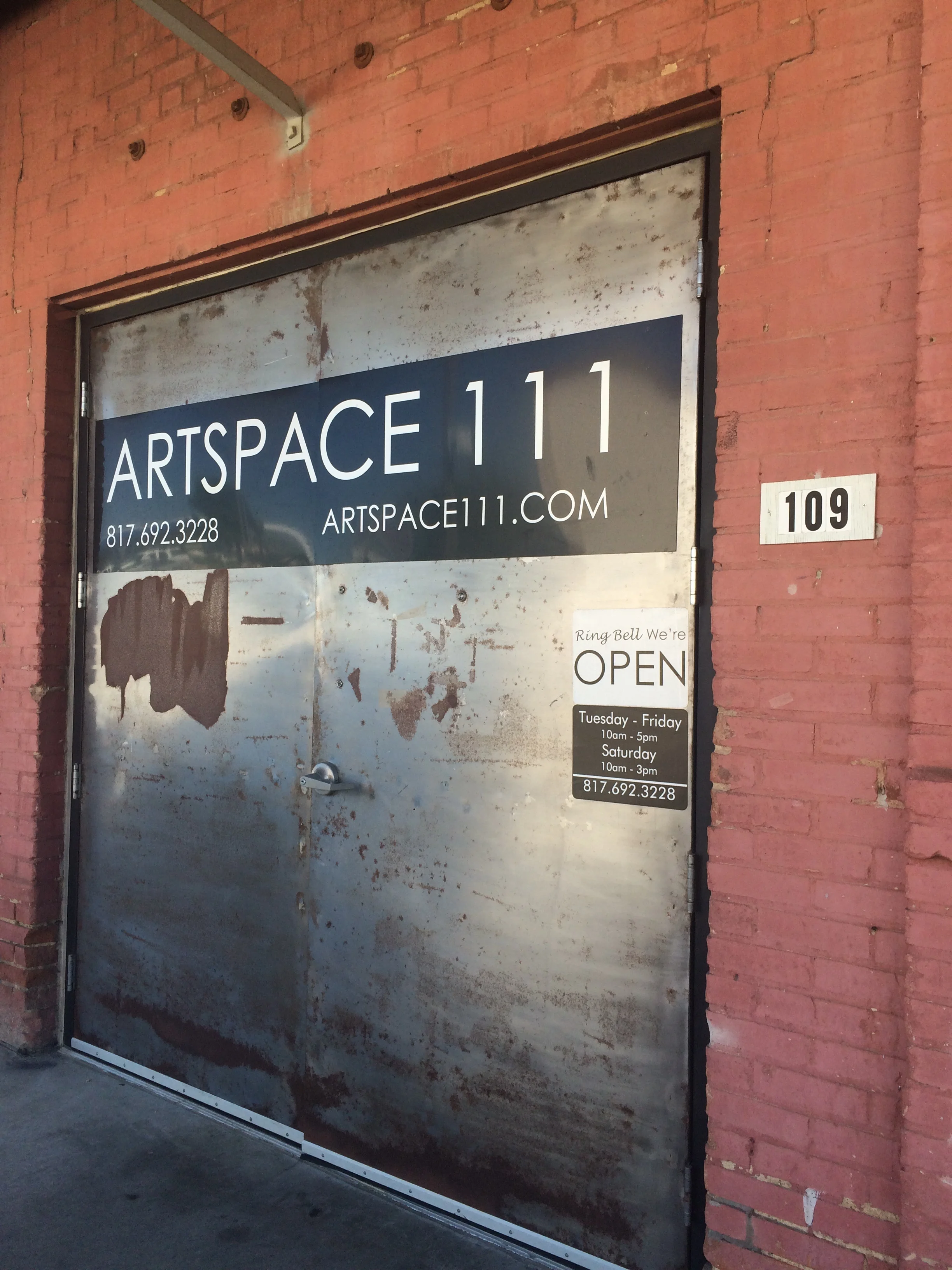 The modest entrance