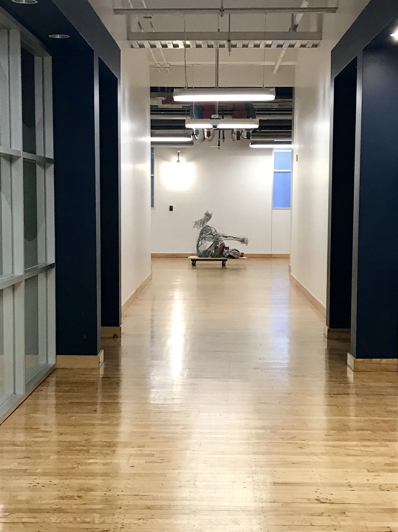 down the long hall