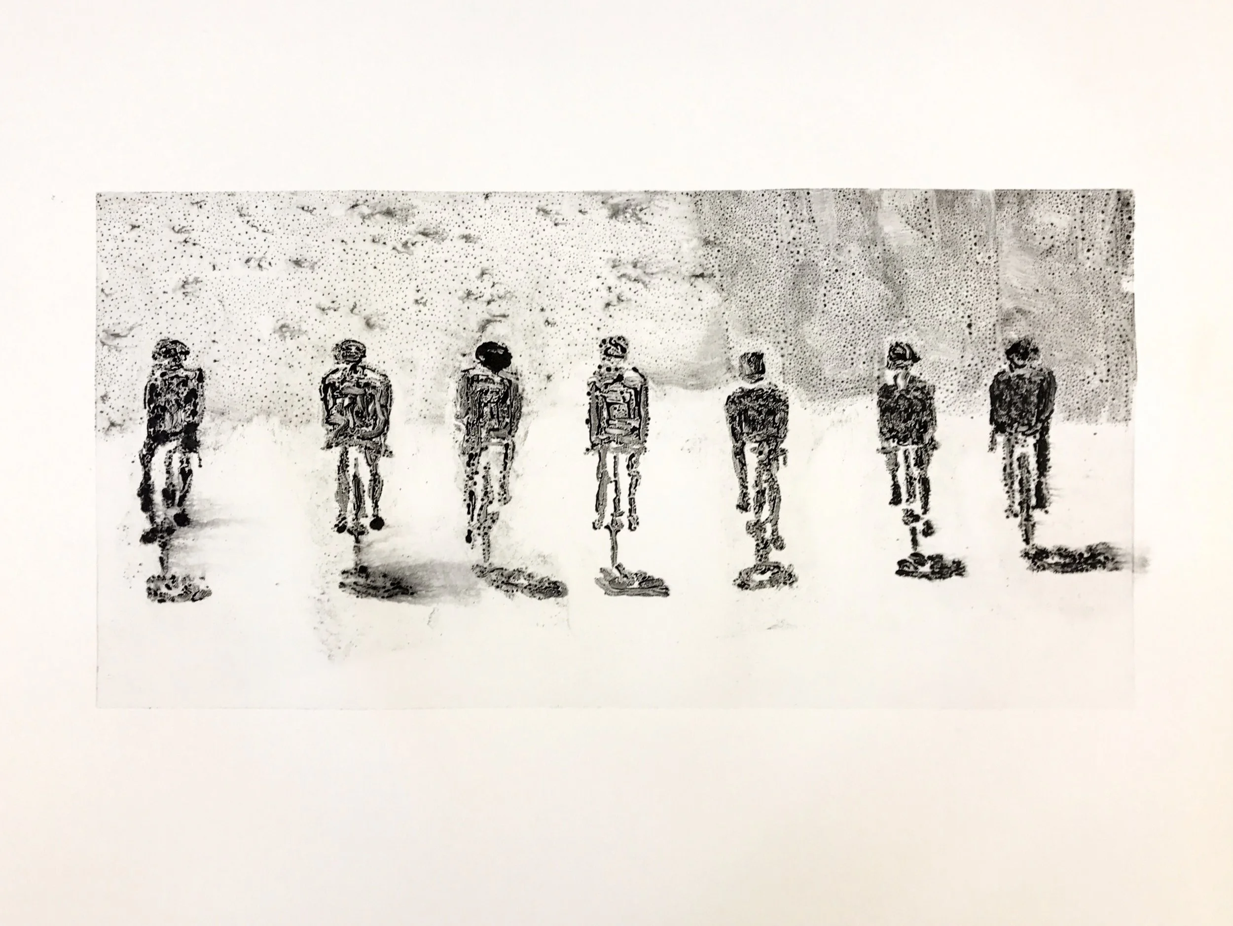 Seven cyclist
