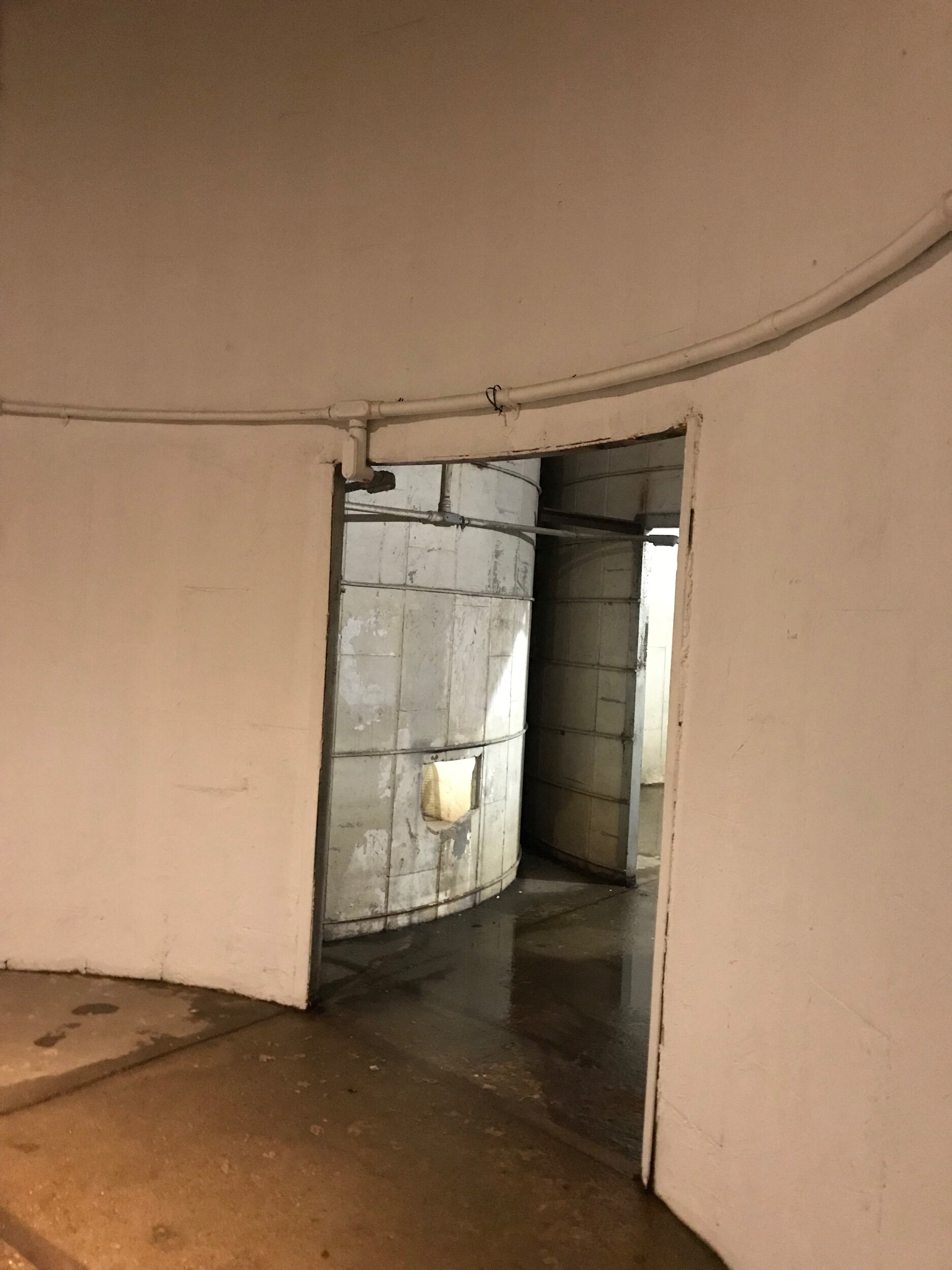 View from inside looking out.