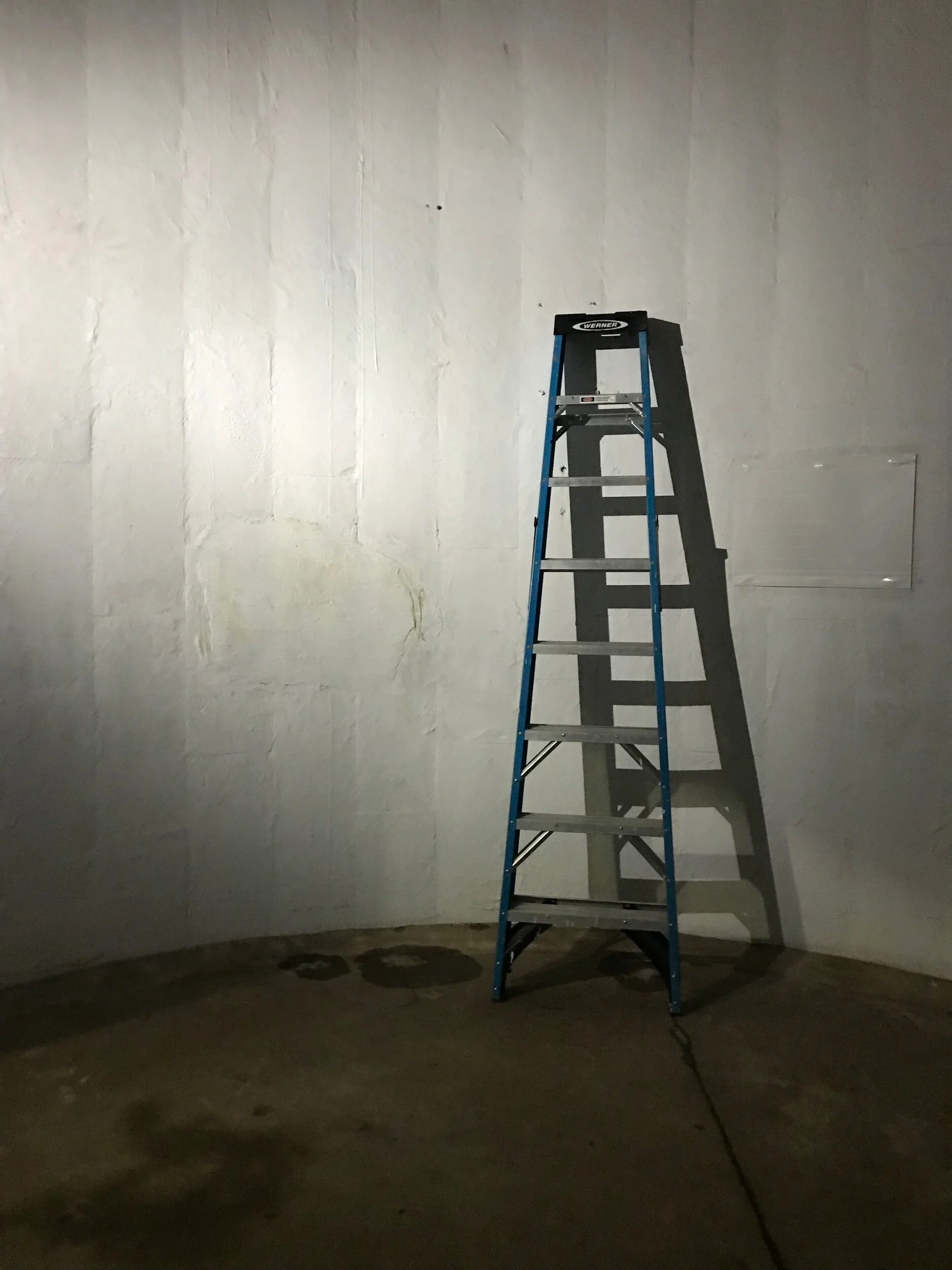 Experimenting with the placement of the light.