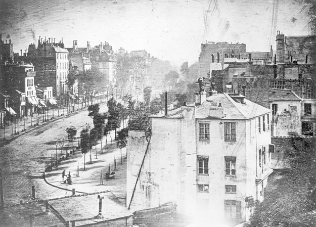 Louis Daguerre Boulevard Du Temple, 1838.
