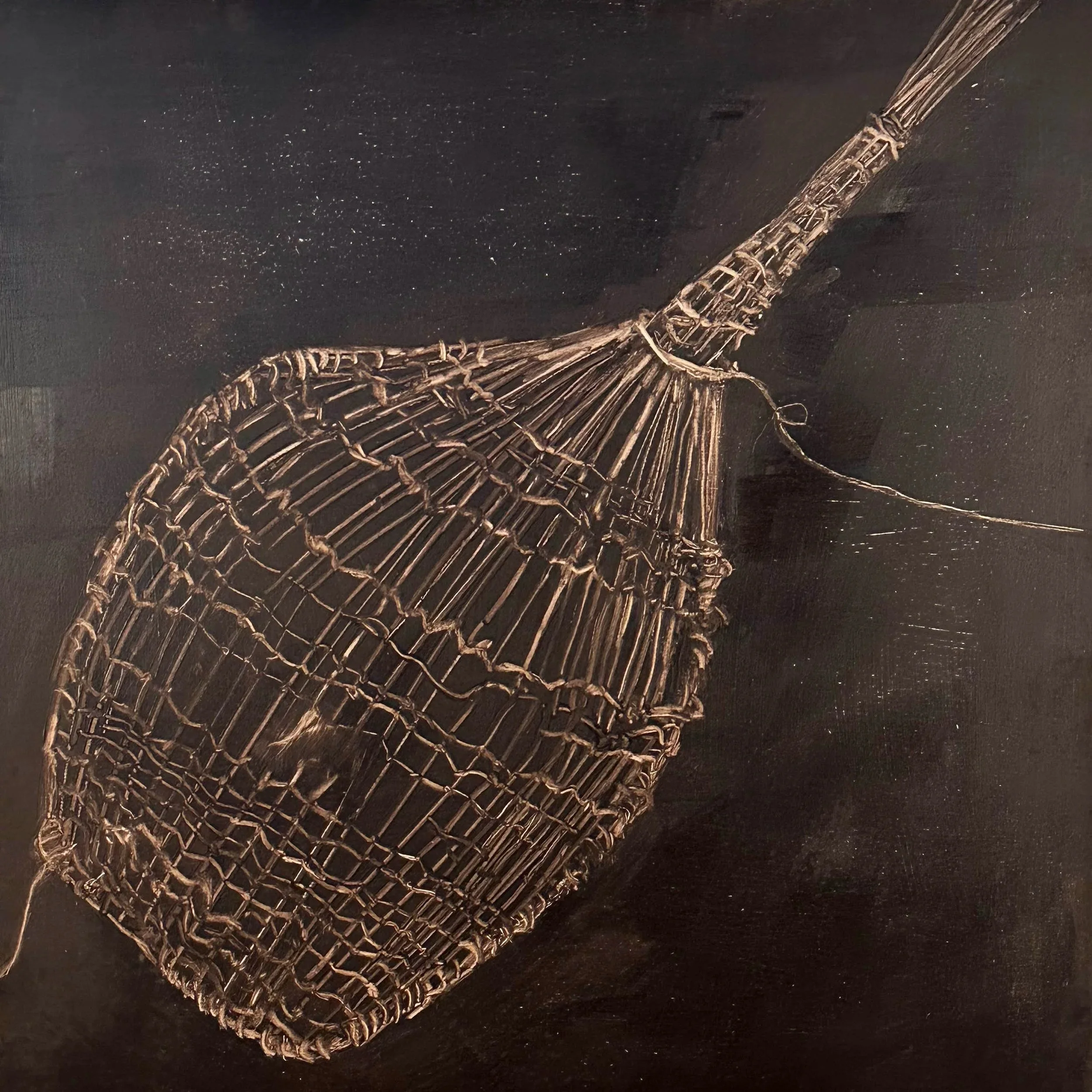  Interconnect #1  Oil on panel  24” x 24”  2023 