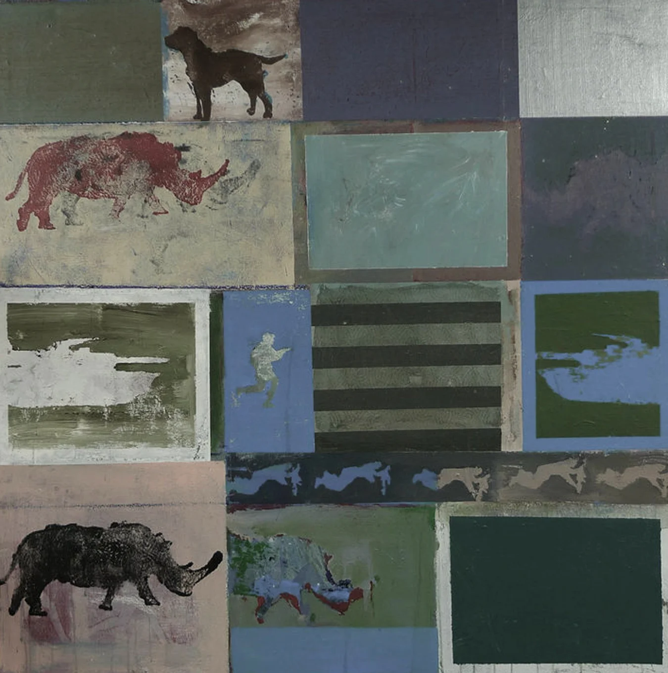 I Am The Dog 5 > 48 X 48"