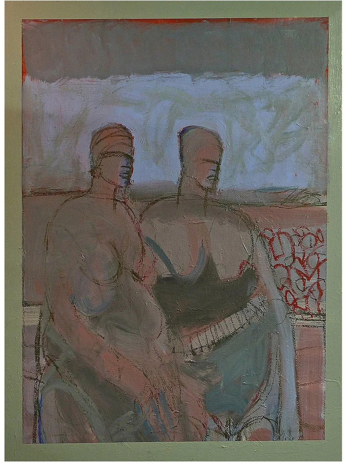 MEETING IN THE DESERT > 48 X 36"