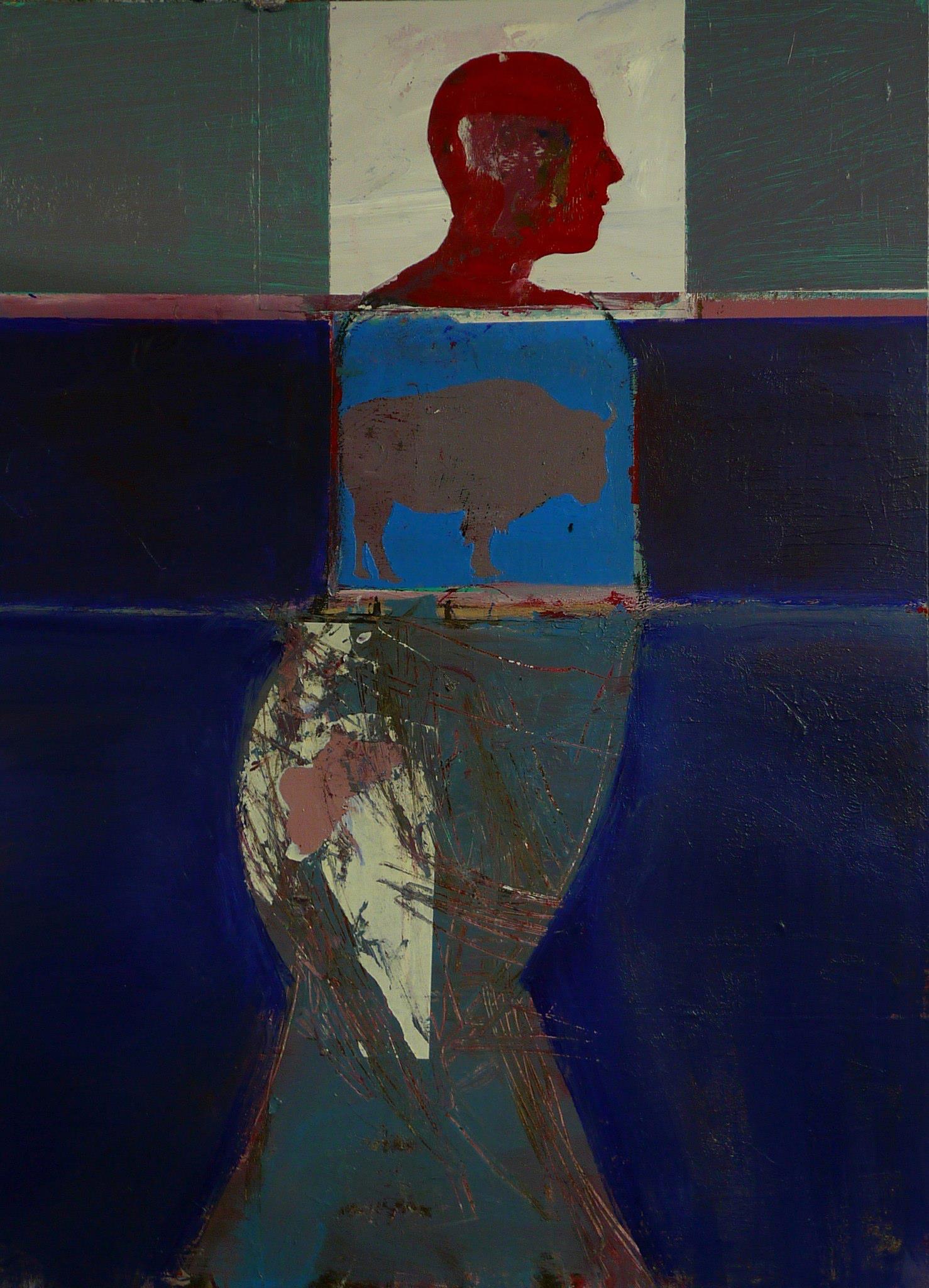 RED HEAD > 48 X 36"