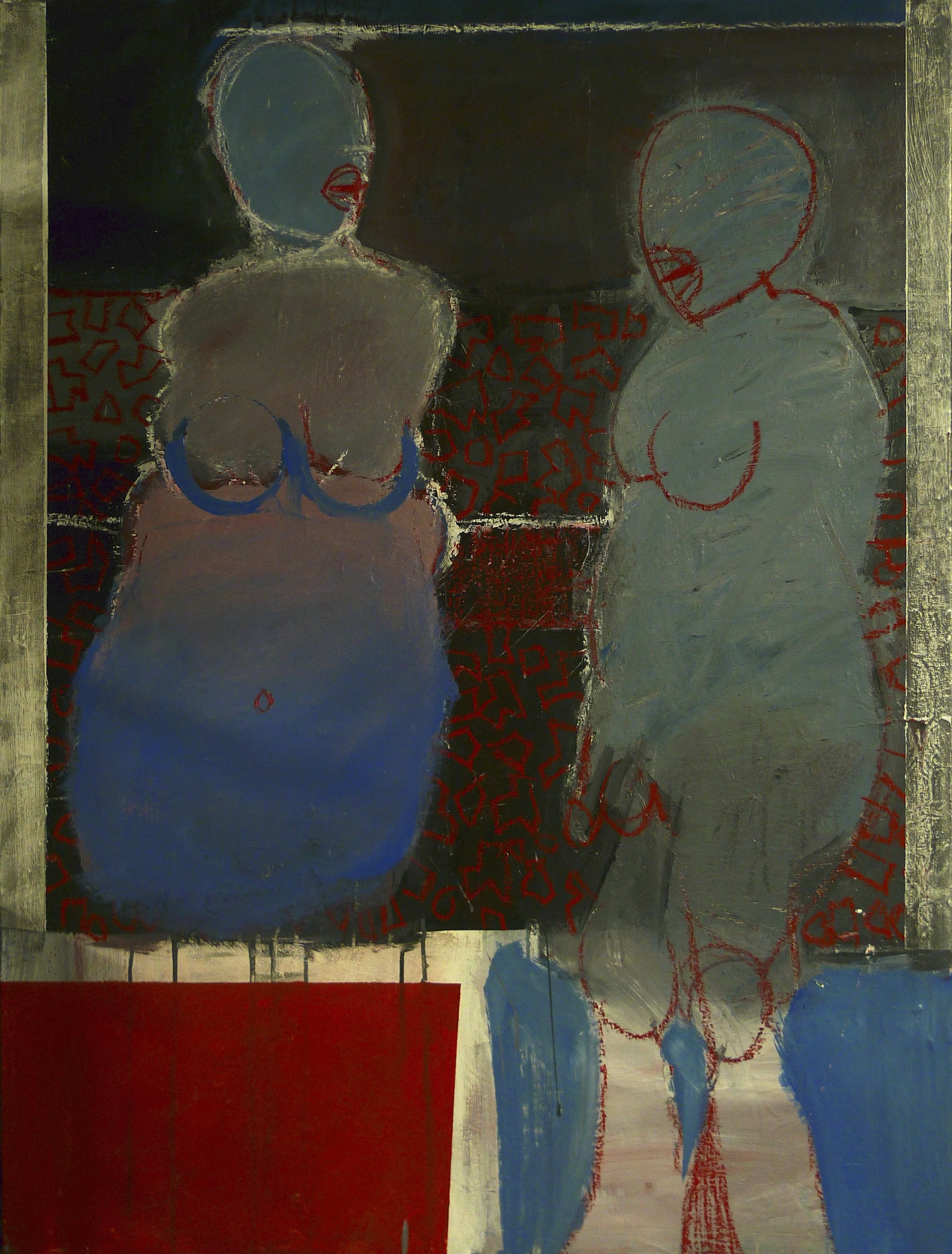 THE LOVERS > 48 X36"