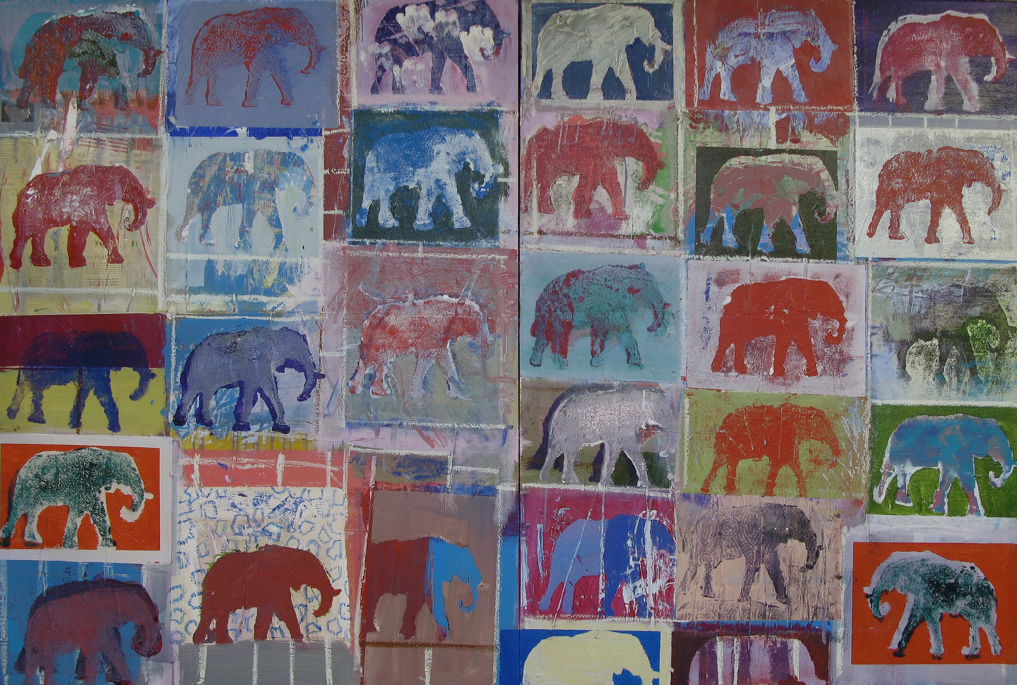 ELEPHANTS > 48 X 72"