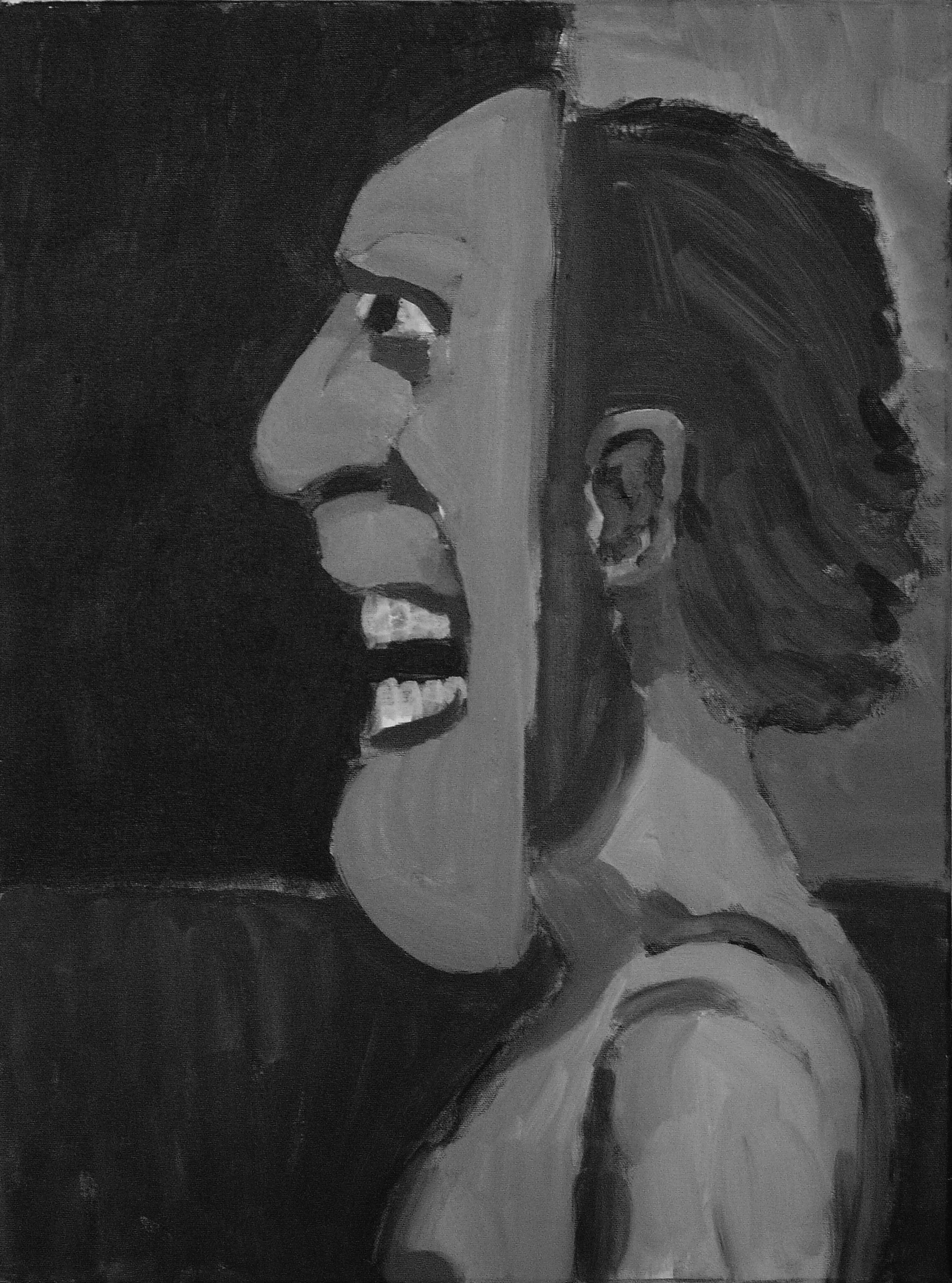 SELF-PORTRAIT > 24 X 18"
