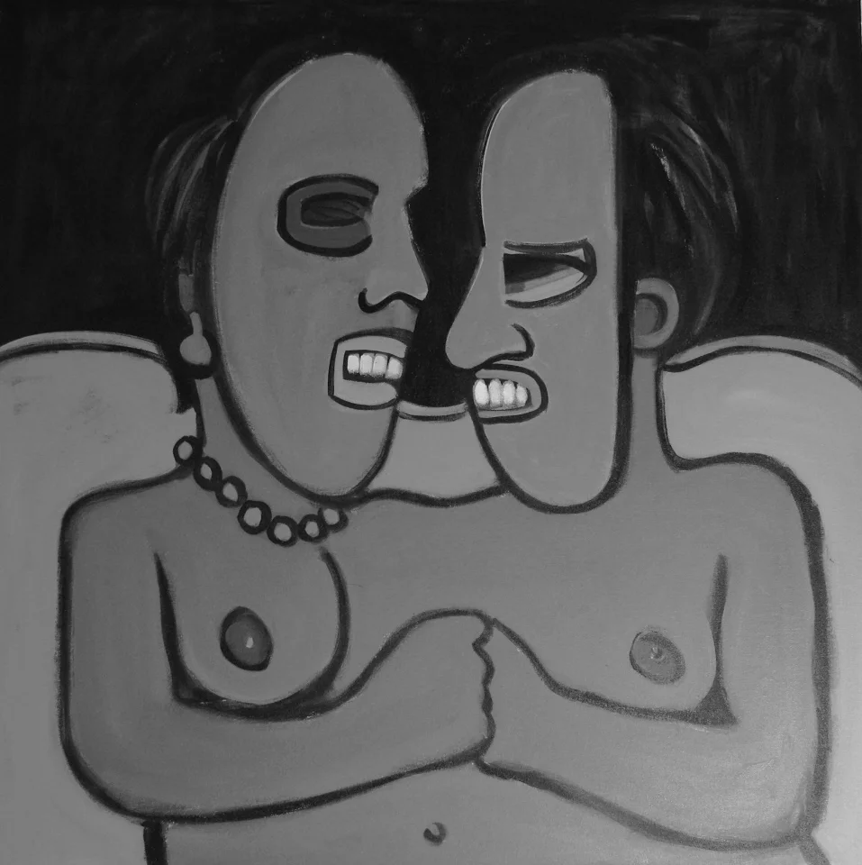 SEPERATED AT DEATH> 36 X 36"