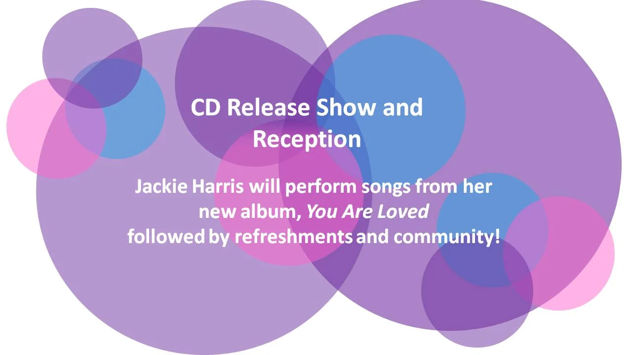 Jackie Harris - CD Release Show and Reception