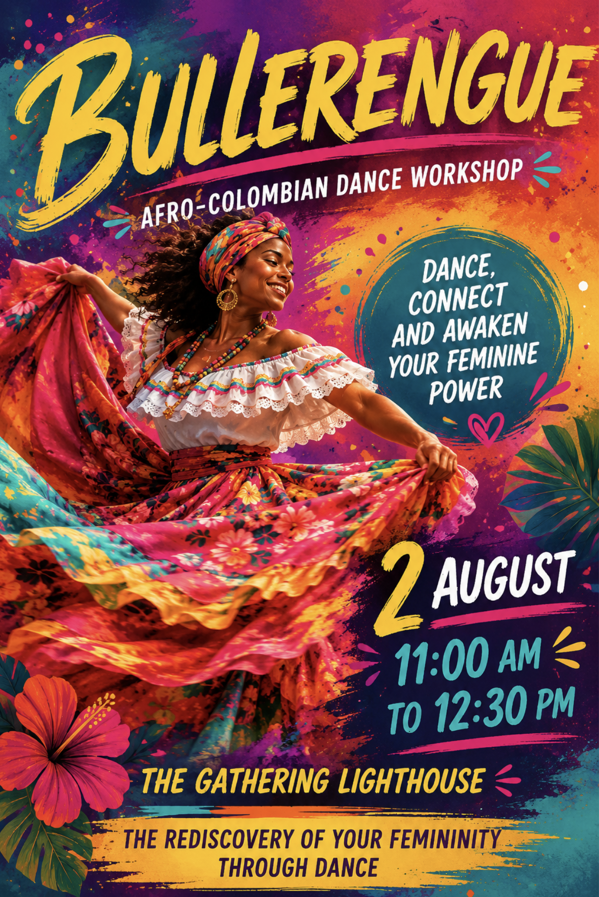Awaken Your Feminine Energy Through Afro-Colombian Dance Experience