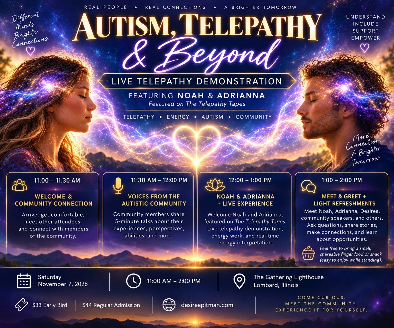 AUTISM, TELEPATHY & BEYOND