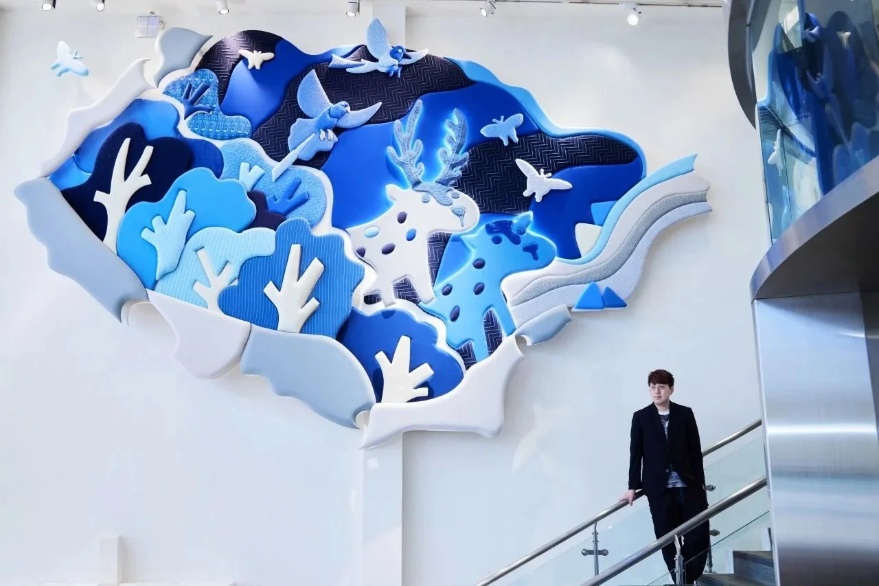 Weaving a Forest at Taoyuan Airport：Textile Art