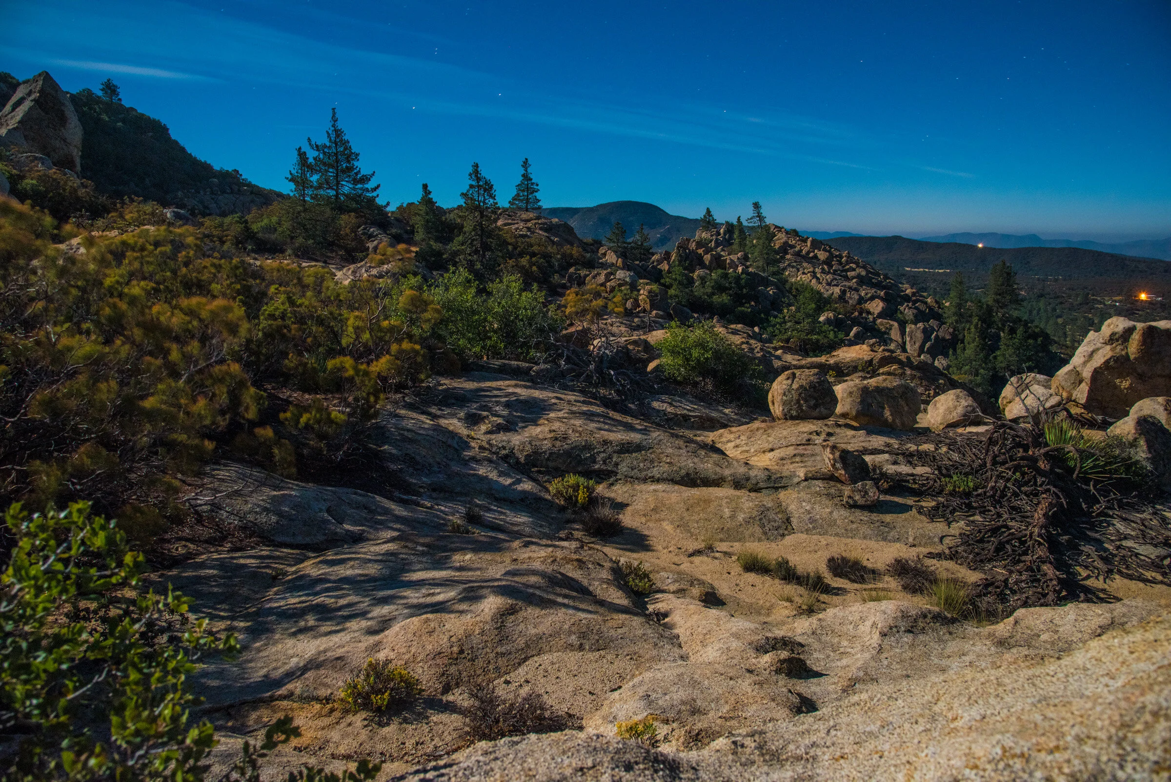 Moon Rise, Pacific Crest Trail