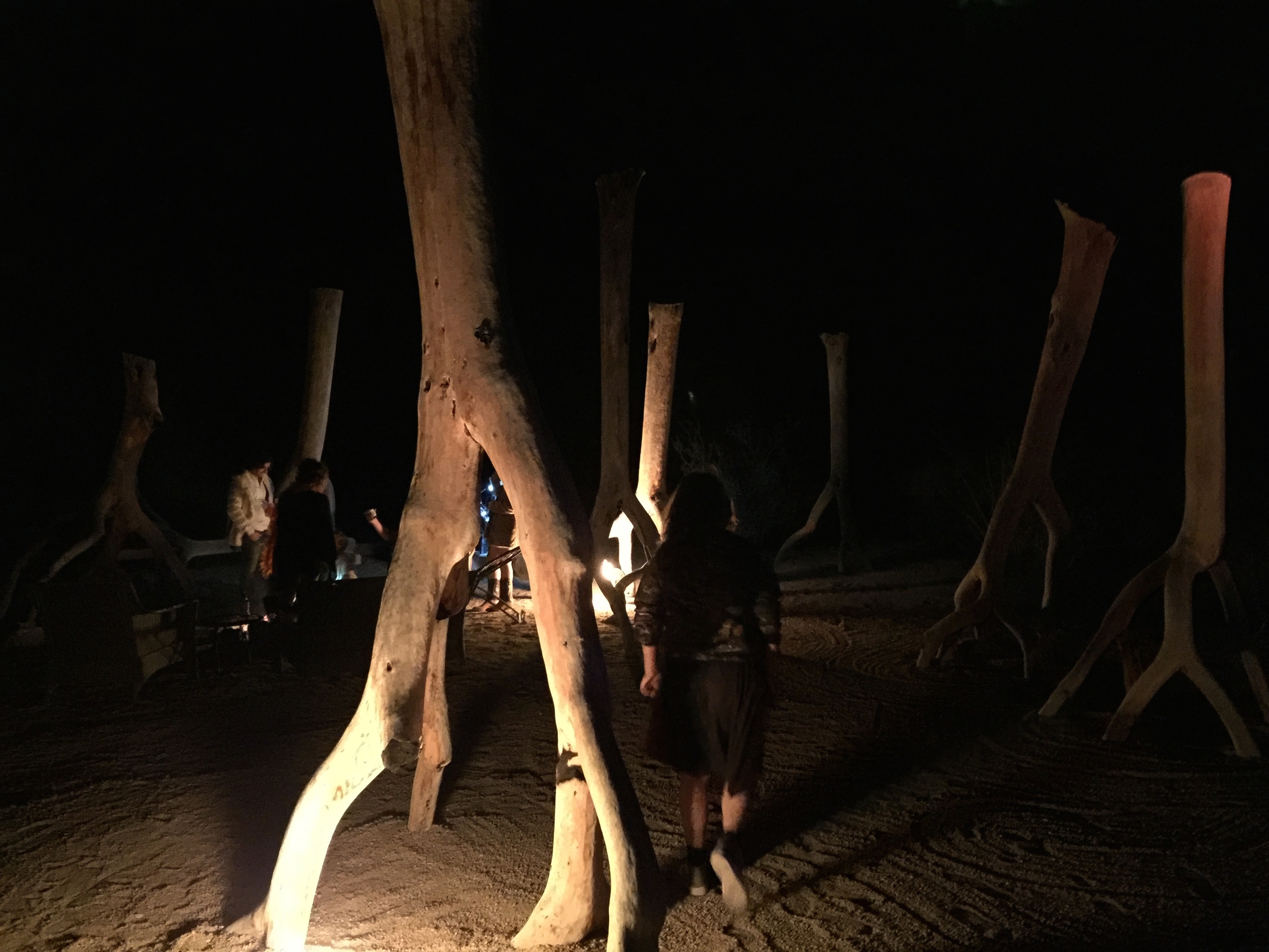Joshua Tree sculptures by Shig