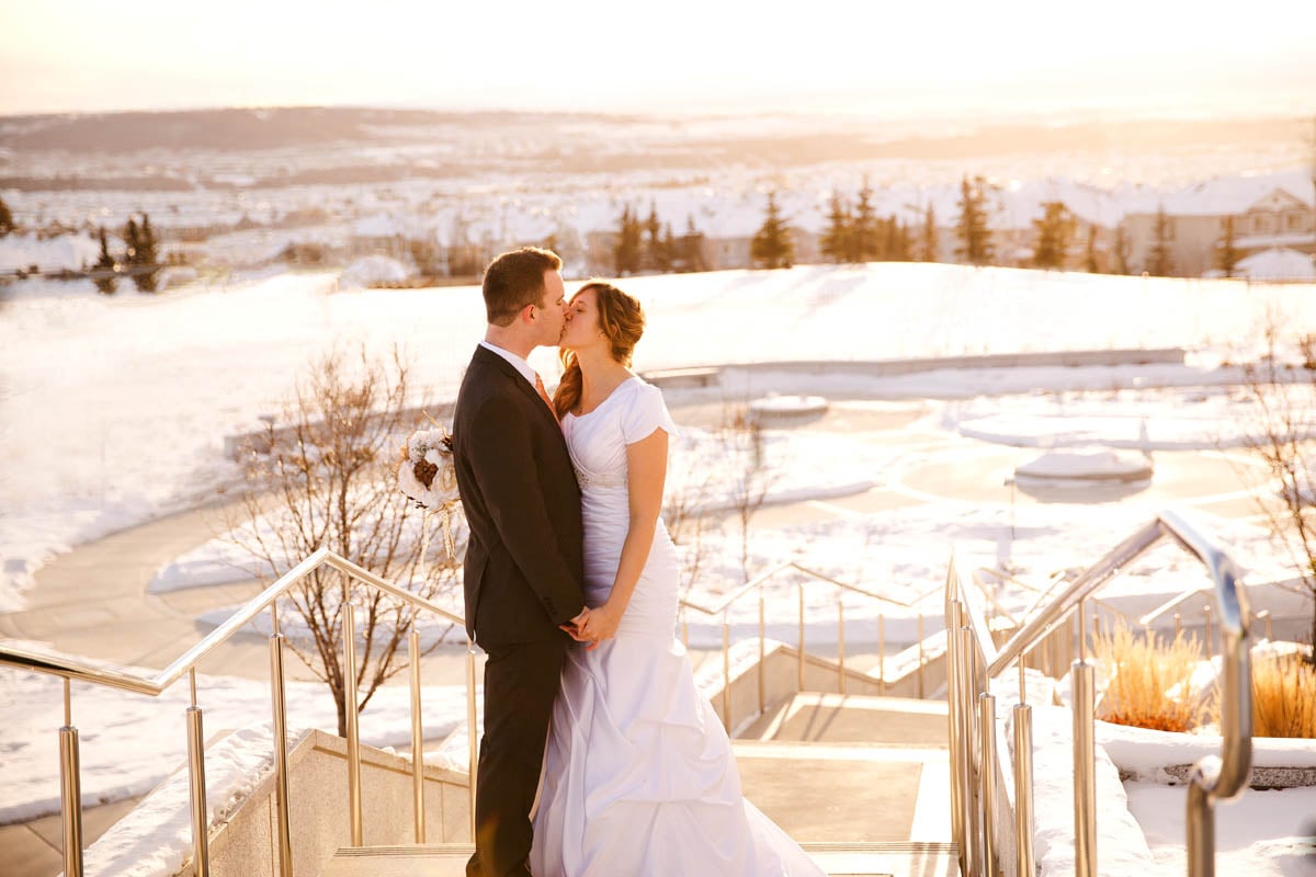 Calgary Alberta Winter Wedding Guenard Photography