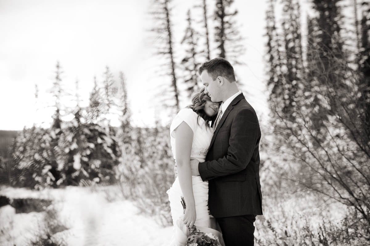 Calgary Alberta Winter Wedding Guenard Photography