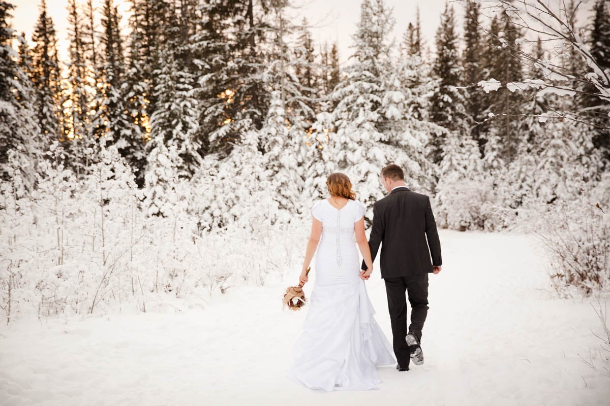 Calgary Alberta Winter Wedding Guenard Photography