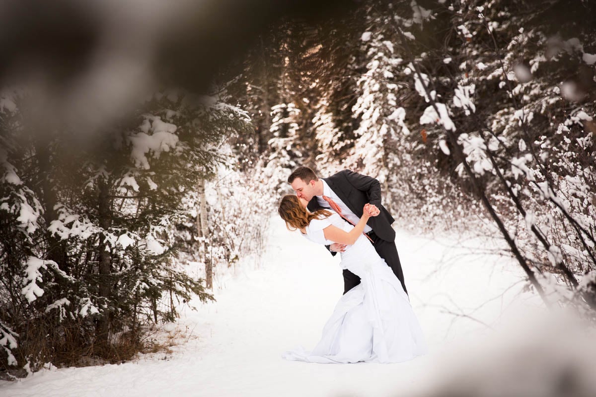 Calgary Alberta Winter Wedding Guenard Photography