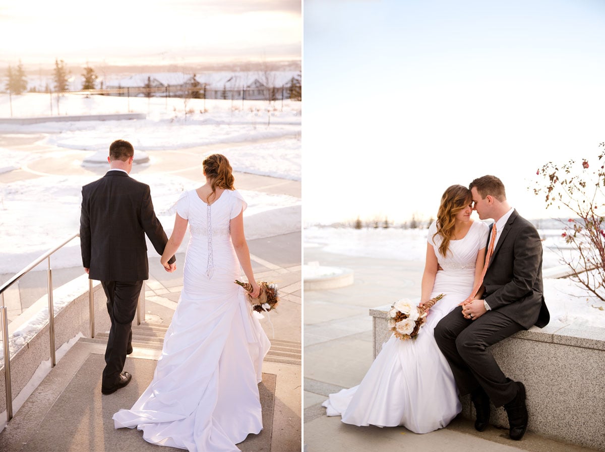 Calgary Alberta Winter Wedding Guenard Photography