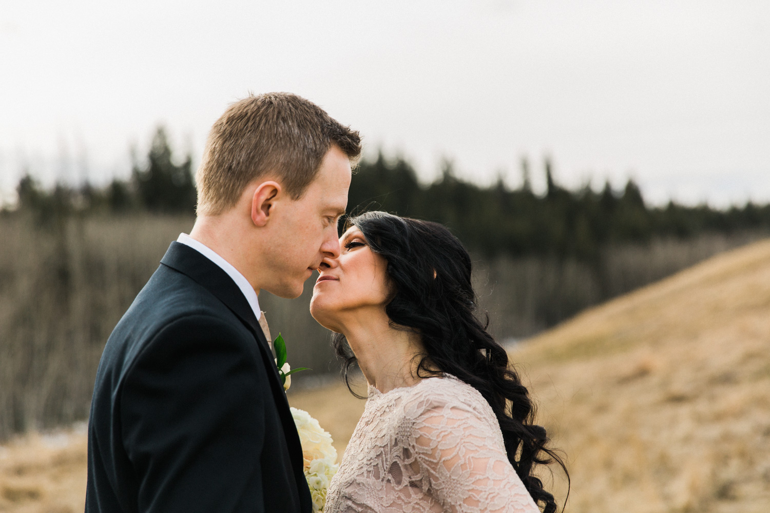 Calgary Intimate Wedding Photographer Fish Creek Guenard Photography