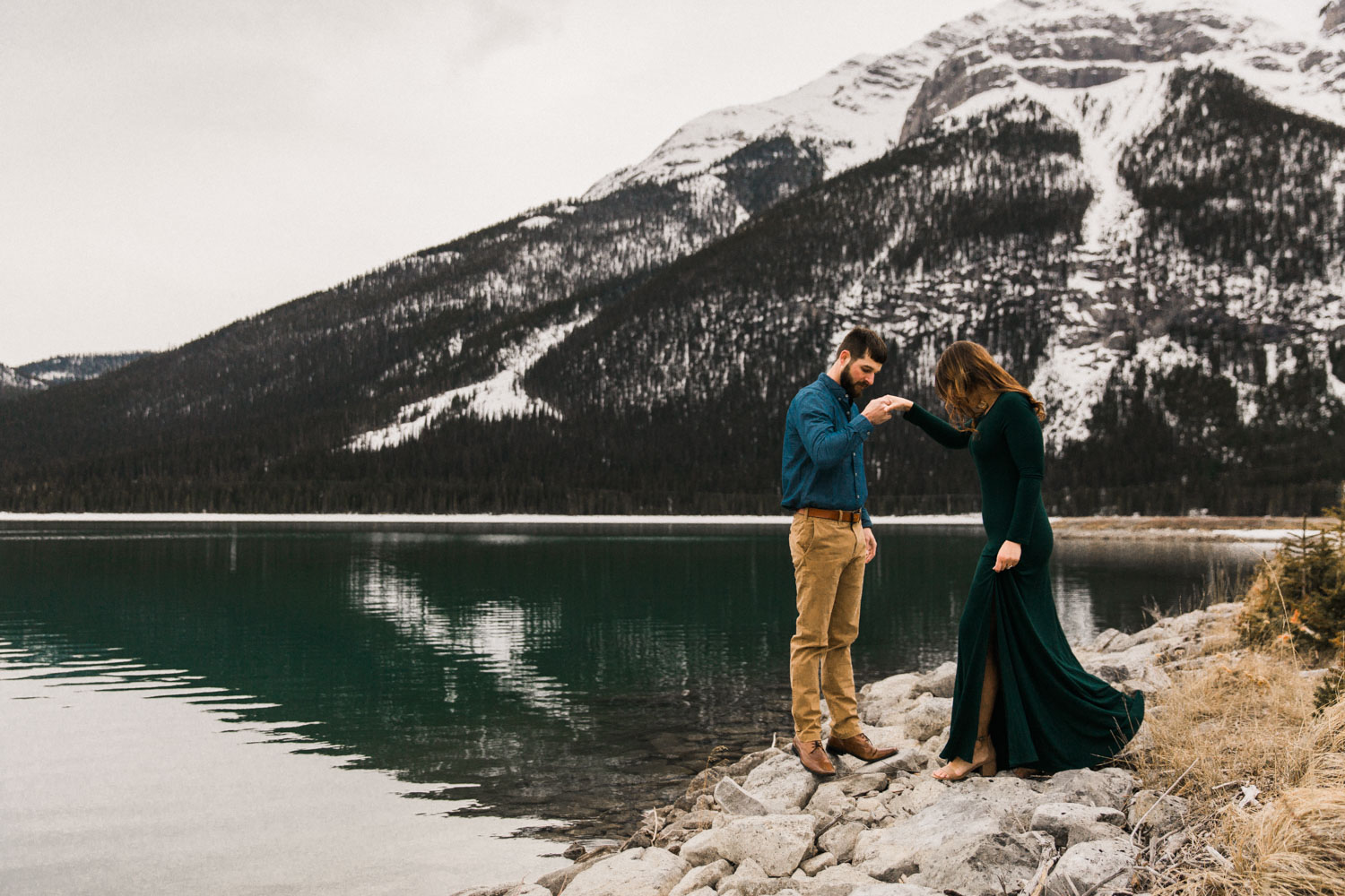 Canmore Anniversary Vacation Photographer Guenard Photography