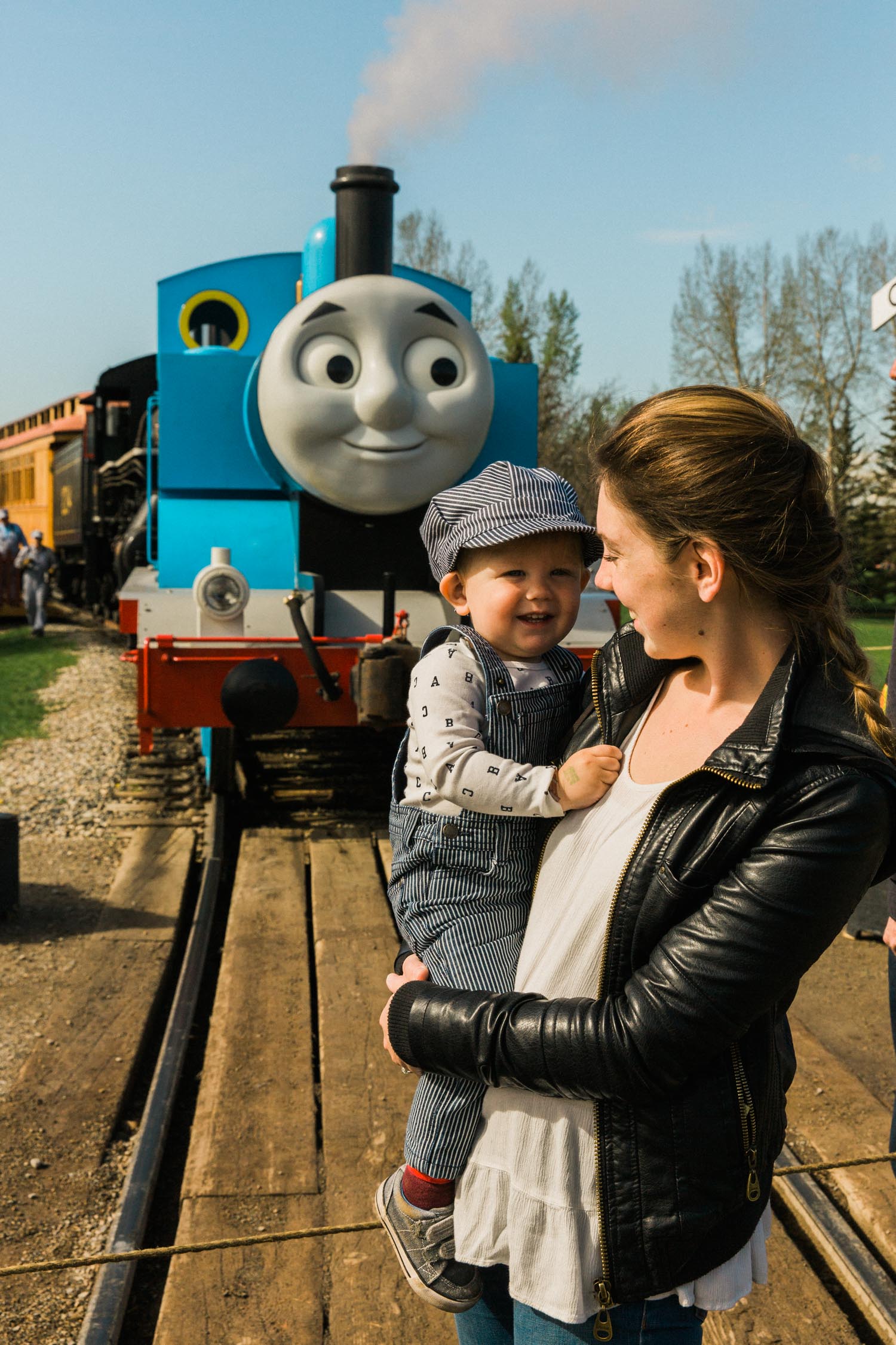 Day out with thomas, heritage park, calgary, Guenard photography, family activity