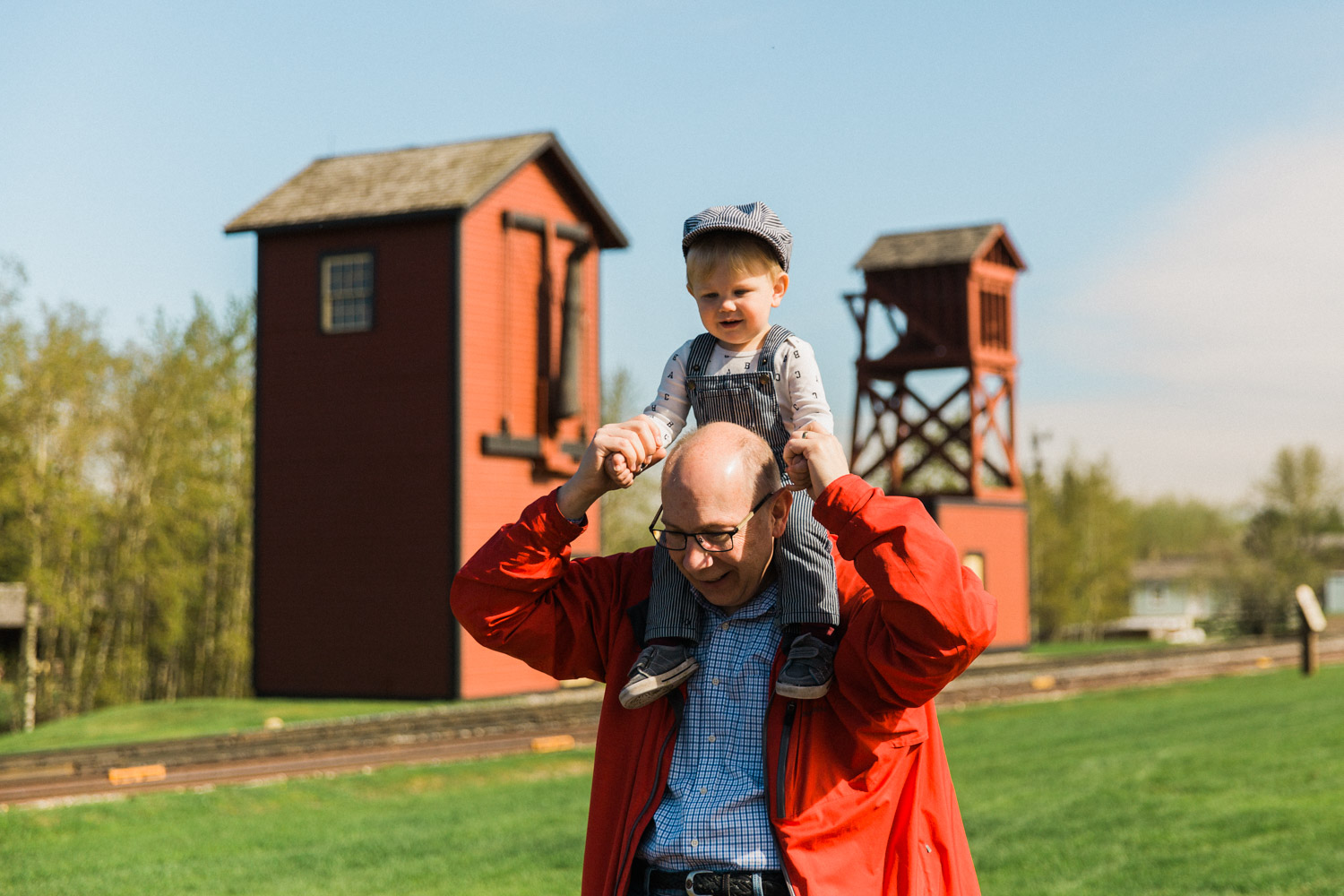 Day out with thomas, heritage park, calgary, Guenard photography, family activity